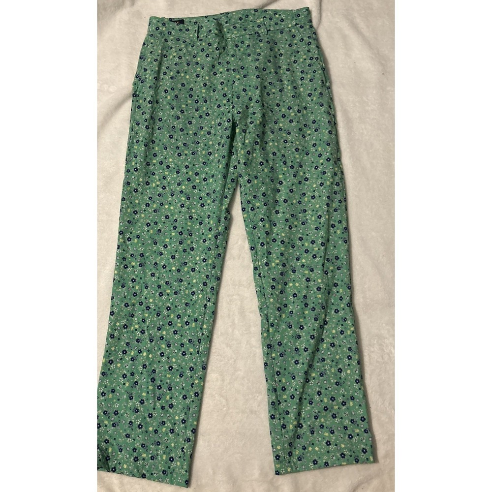 Ralph‎ Lauren Polo Golf Pants Mens 32x32 Green Blue Floral All Over Print